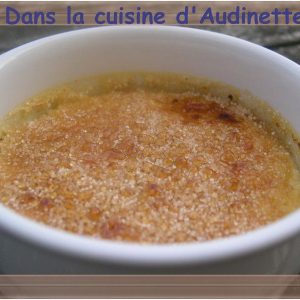 Crème brûlée à la vanille