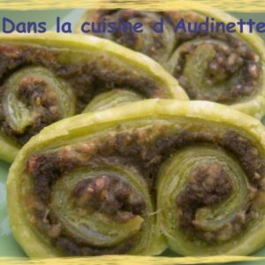 Palmiers au pesto