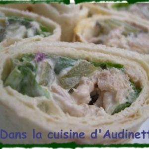Wrap de tortilla au maquereau