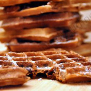 Gaufre aux pépites de chocolat