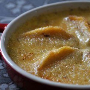 Crème brûlée de pommes tatin