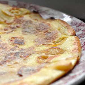 Sanciaux ou Chanciaux : crêpe épaisse aux pommes