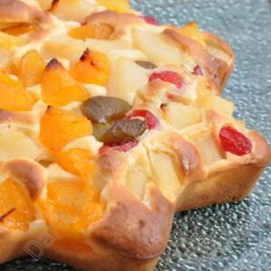 Gâteau aux fruits au sirop (Gâteau à la salade de fruits)