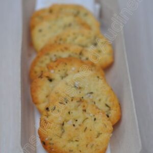 Sablés salés aux herbes séchées