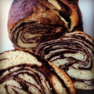 Brioche marbrée