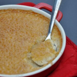 Crème brûlée au caramel salé