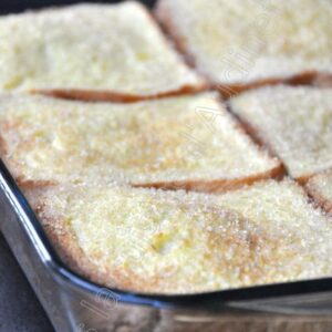 Brioche perdue au four, au Nutella